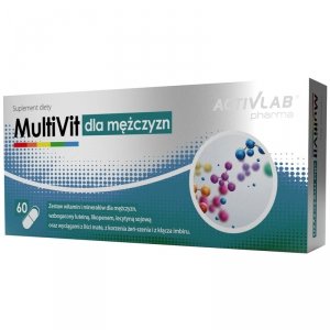 Activlab MultiVit witaminy i miny i minerały dla mężczyzn - 60 kaps. 