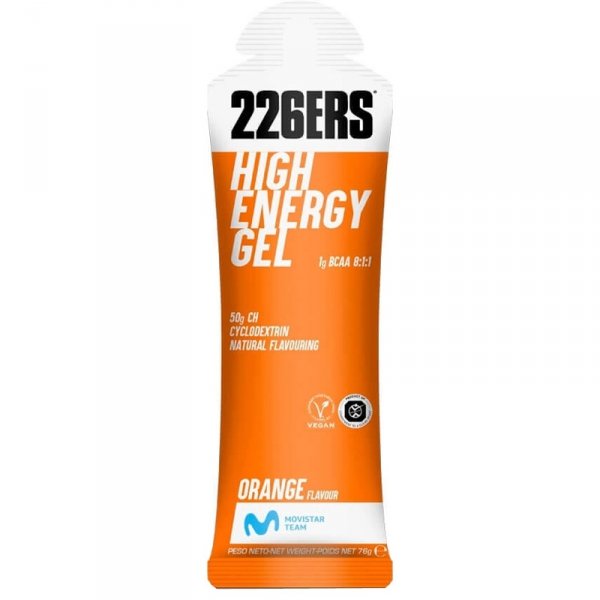226ERS High Energy Gel BCAA żel energetyczny (pomarańcza) - 76g