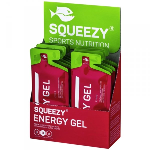 Squeezy Energy Gel żel energetyczny (cytryna) - 33g x 12