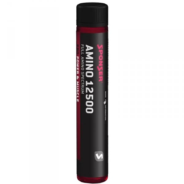 Sponser Amino 12500 aminokwasy (wiśnia) - 25ml
