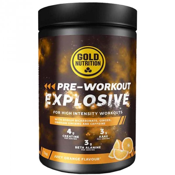 Gold Nutrition Pre-Workout Explosive przedtreningówka (pomarańcza) - 1kg
