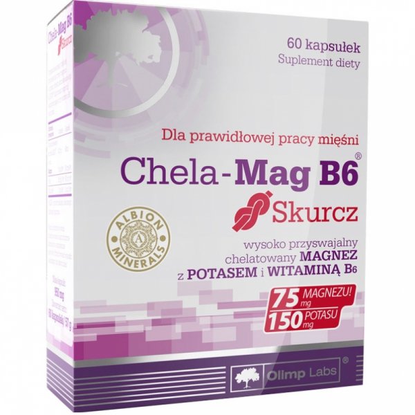 OLIMP Chela-Mag B6 Skurcz magnez - 60 kaps.