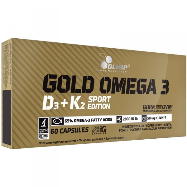 Olimp Gold Omega 3 D3+K2 Sport Edition - 60 kaps.