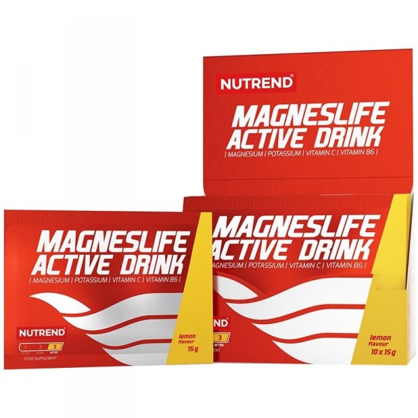 Nutrend Magneslife Active Drink magnez (cytryna) - 10x15g  
