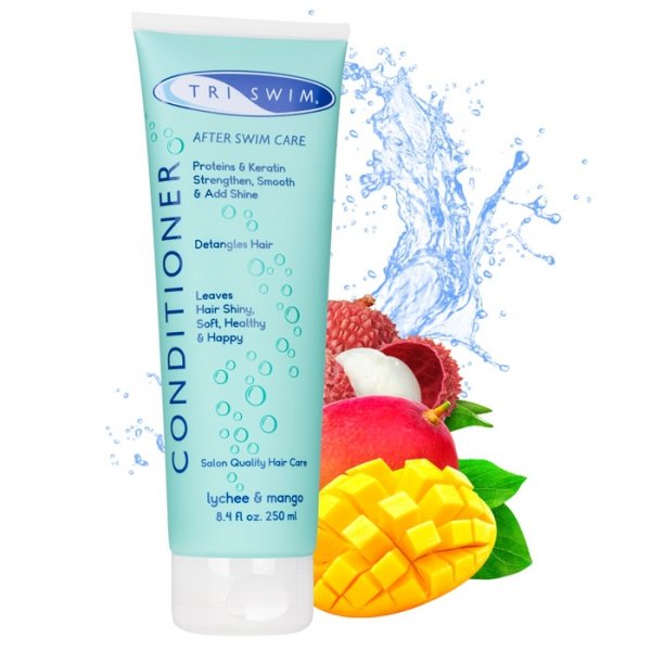 TRISWIM Conditioner Regenerująca odżywka do włosów dla pływaków (liczi+mango) - 250ml