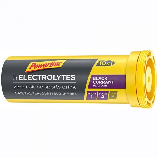 PowerBar 5 Electrolytes elektrolity (czarna porzeczka) - 10 tabl.