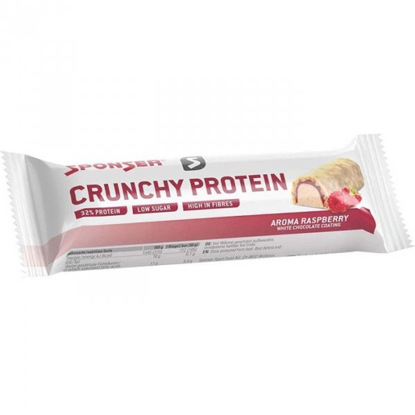 Sponser Crunchy Protein Bar (malinowy) - 50g