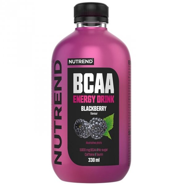 Nutrend BCAA Energy aminokwasy (jeżyna) - 330ml