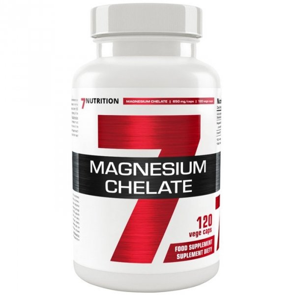 7Nutrition Magnesium Chelate diglicynian magnezu - 120 kaps.
