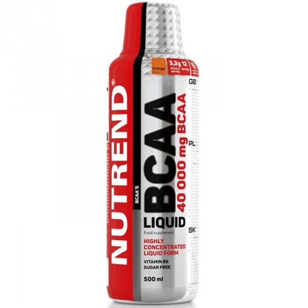 Nutrend BCAA LIQUID aminokwasy (pomarańcza) - 500ml