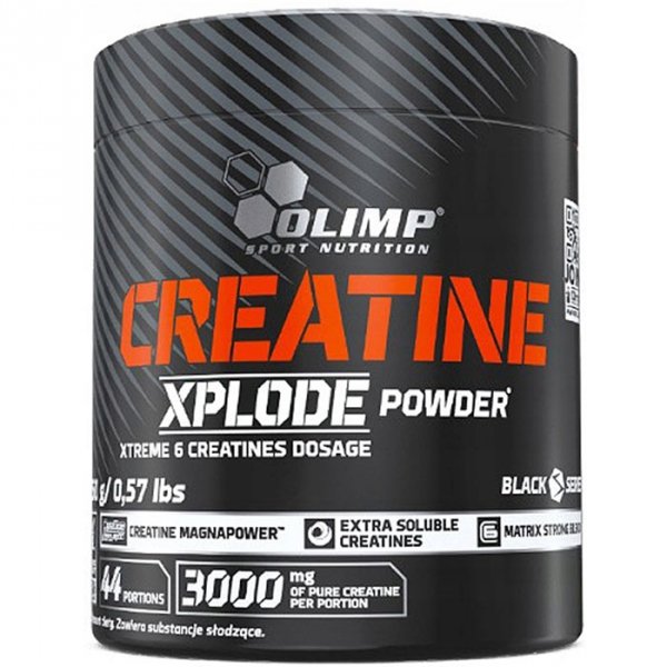Olimp Creatine Xplode Powder (pomarańczowy) - 260g