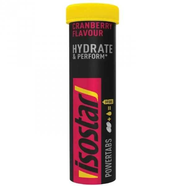 Isostar PowerTabs napój izotoniczny (żurawina) - 10 tabletek