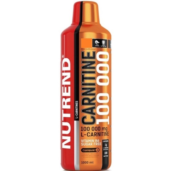 Nutrend Carnitine 100 000 L-karnityna (pomarańcza) - 1L