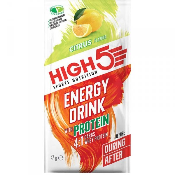 HIGH5 Energy Drink with Protein 4:1 (cytrusowy) - 47g