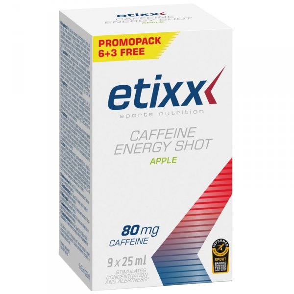 Etixx Caffeine Energy Shot (jabłko) - 9x25ml