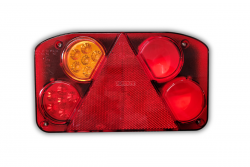 Lampa zespolona diodowa tylna lewa bez światła cofania i przeciwmgielnego (031-00013A)