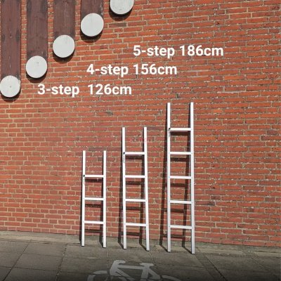 SlimLine 4-stopniowa – składana drabina (A088)