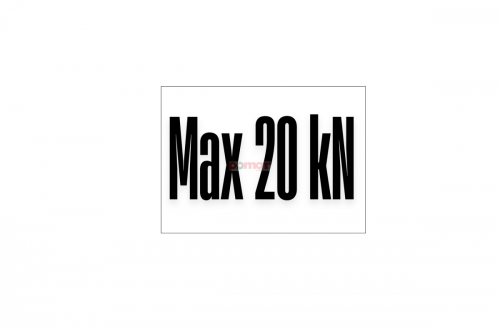 Naklejka Max 20 kN (048-00293)
