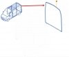 Joint d'étanchéité de porte de chargement arrière Renault Master mk3 2010- 7684200Q0A 8200678121, 8200678121