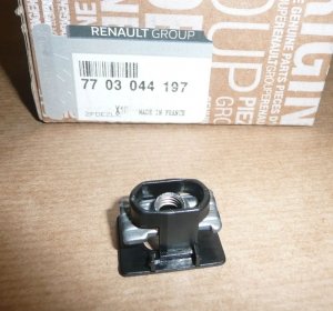 Original  Clip de fixation de poignée M6 écrou Renault Laguna II, Megane, Clio II, Trafic II, Master II, Thalia, Espace IV, Twin