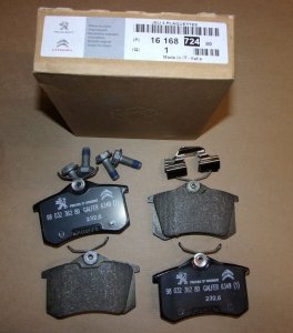 $ Plaquettes de frein Citroën C2, Citroën C3, Citroën C3 II avant 1.4 HDI  ,  1616872480