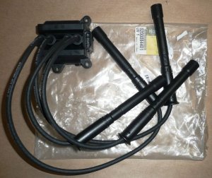 $ Original  Bobine d'allumage Renault Kangoo, Clio II 1.2 16V Renault Thalia, Twingo 2 câbles courts, 2 longs , 8200084401