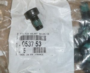 $ Boulon de volant bimasse Citroën C2, C3 1.6 HDI, 0537.53, 053753
