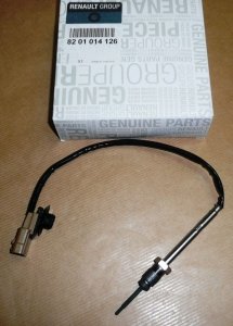 $ Capteur de température des gaz d'échappement Renault Laguna III 3.0DCI , 8201014126