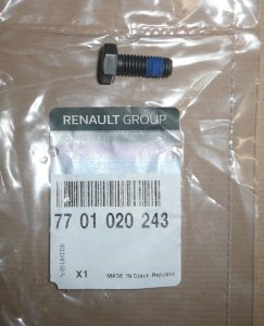 $ Original  Boulon de serrage Renault Clio II, Renault Clio IV Dacia Lodgy ,  7701020243