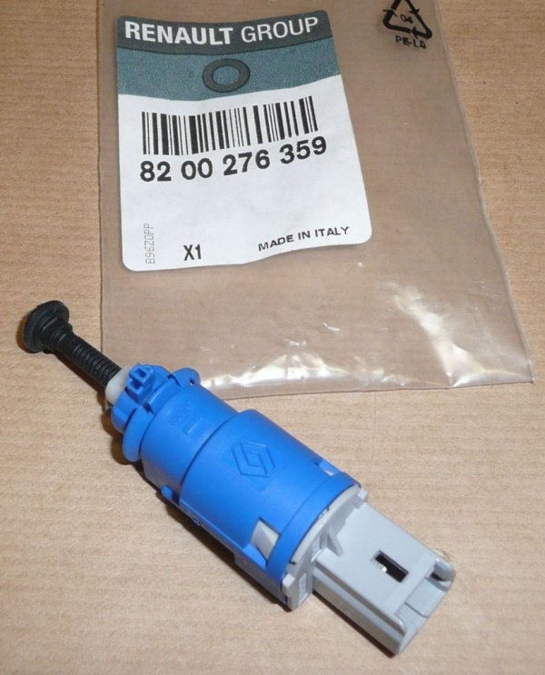 Original  Interrupteur de feux stop Renault Clio III, Espace IV, Renault Clio Grandtour, Kangoo, Laguna II, III, Megane II, Scenic II, Modus, Wind, Twingo II, Vel Satis, Master III, Latitude 2 broches , 8200276359