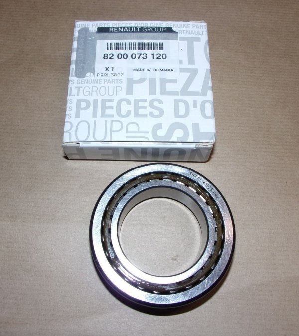 Original  Roulement de boîte de vitesses Renault Master III J5RR Arkana, Captur I, II, Clio II, III, IV, V, Express, Fluence, Kangoo I, II, III, Laguna II, Megane II, III, IV, Modus, Scenic II, Twingo II, Wind, Zoe 38x63x18.7 , 8200073120