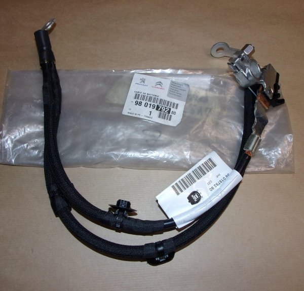 $ Borne négative capteur Citroën C3 II, Peugeot 207, 9801979280, 9801979280, 