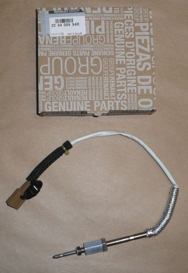 Original Capteur de température des gaz d'échappement pour RENAULT MEGANE III 1.5 1.6 dCi , 226400994R ,  226408670R , 226404122R , 226405849R