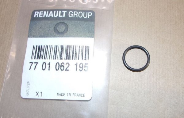 Joint torique du tuyau d'huile de la turbine Renault Trafic II 1.9 dCi ,  7701062195