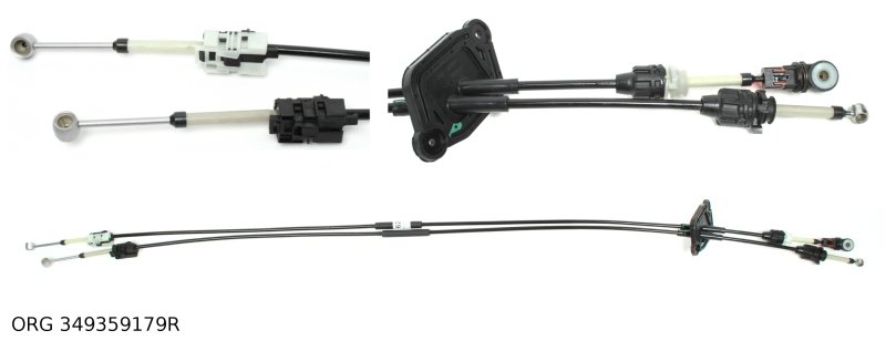 Boîte de vitesses manuelle câble pour changement de vitesse Renault Master III 2010-, 349359179R, 8201083770, 349358506R, 349359
