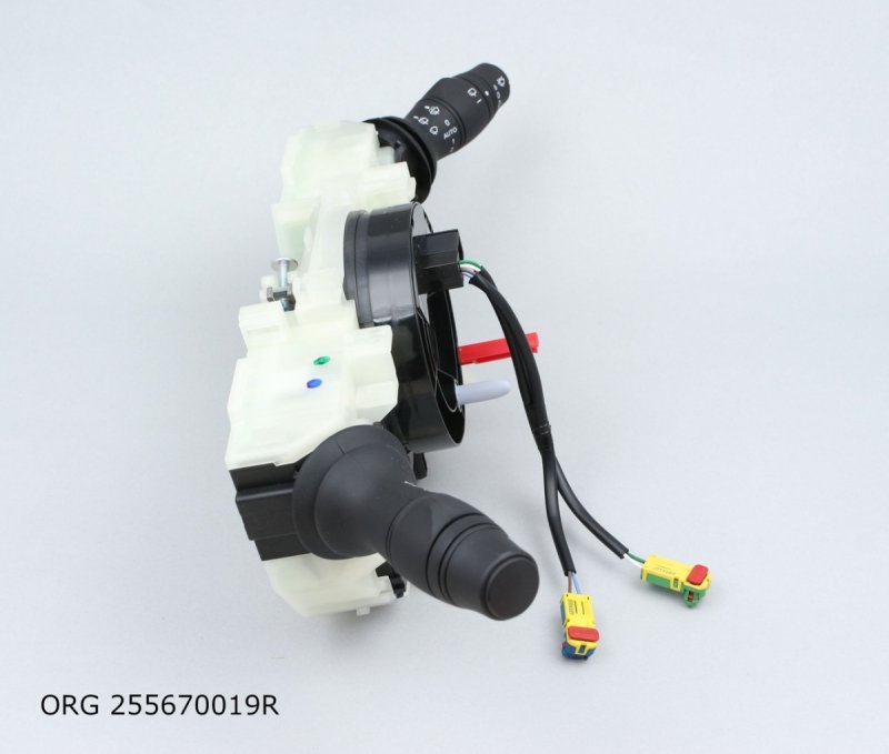 Commutateur de colonne de direction Renault d'origine MEGANE III SCENIC III, 255670019R, 255670019R