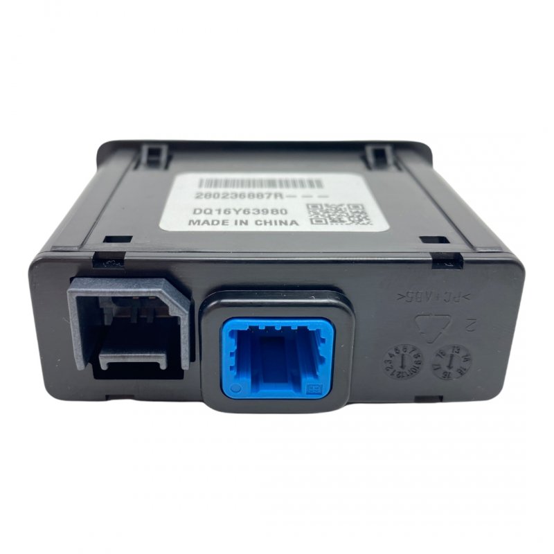 Original Port 2X USB SD AUX Renault , 280238352R , 280238265R