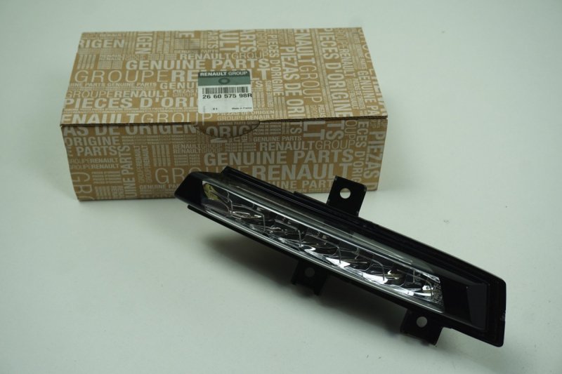 Feu de jour LED (DRL) gauche d’origine Renault Clio IV GT , 266053404R , 266056159R ,