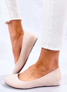 Baleriny na koturnie LUMLEY BEIGE