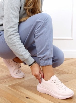 Buty sportowe damskie różowe LA131 PINK