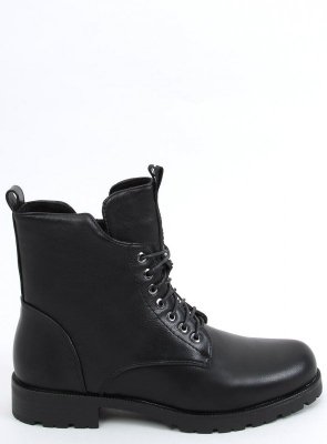 Workery sznurowane ANGO BLACK