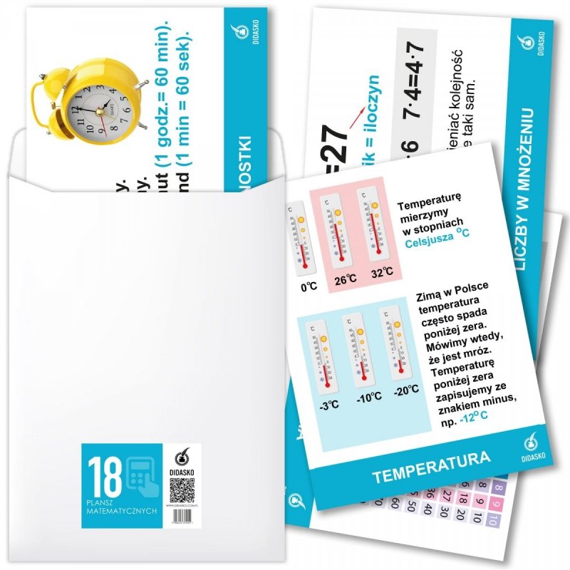 Plansze MATEMATYCZNE (18 plansz)