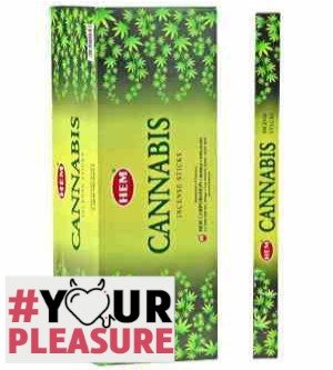 Kadzidełka Zapachowe HEM Cannabis - Naturalne Aromaty Konopi Indyjskich 