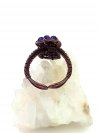 Damski pierścionek miedziany z lapis lazuli