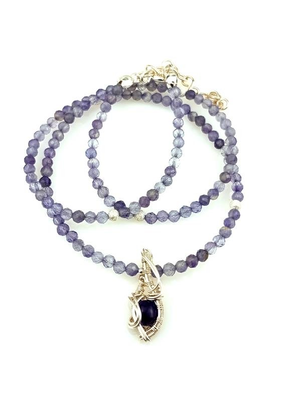 Naszyjnik z ametystem dla numerologicznej 3, 7, 11 i 22