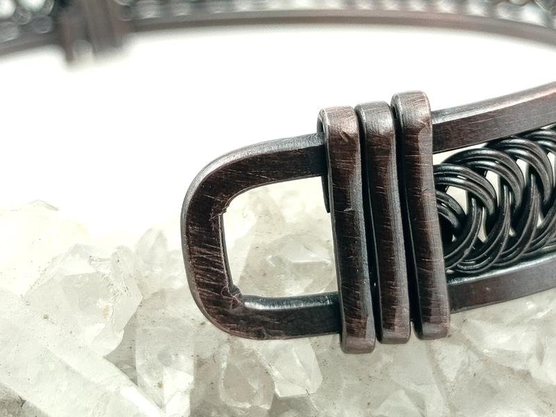 Męska bransoleta miedziana dla znaku Byka i Strzelca