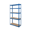 Regał metalowy magazynowy 180x90x40 niebieski  Rebel RB-1251BL
