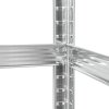 Regał metalowy magazynowy 180x90x40 niebieski  Rebel RB-1251BL