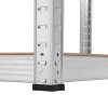 Regał metalowy magazynowy 180x90x40 niebieski  Rebel RB-1251BL
