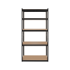 Regał metalowy magazynowy 180x90x40 czarny Rebel RB-1251B